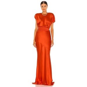 Zhivago Bond Gown Dress Flame  Size 2